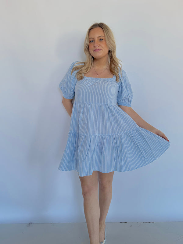 By The Sea Blue Dress