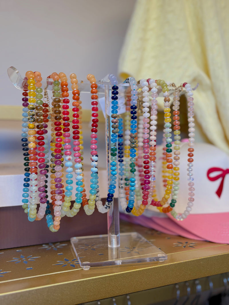 misc colorful beaded necklace