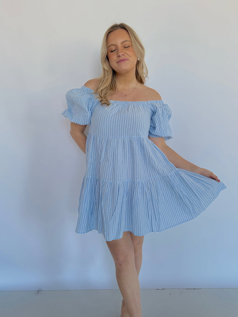 By The Sea Blue Dress