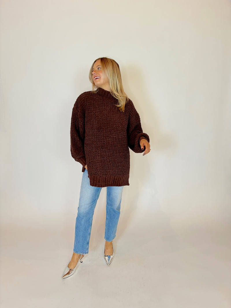 Chocolate Chunky Sweater