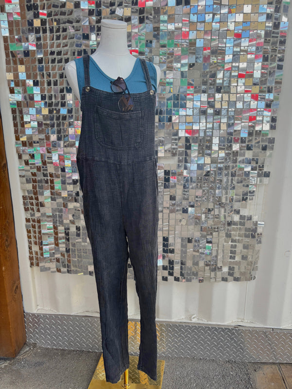 Black Gauze Overall
