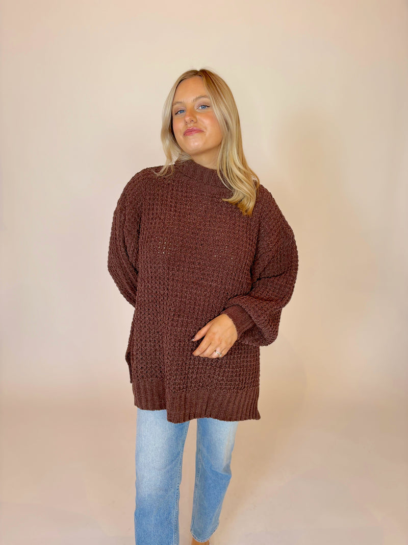 Chocolate Chunky Sweater