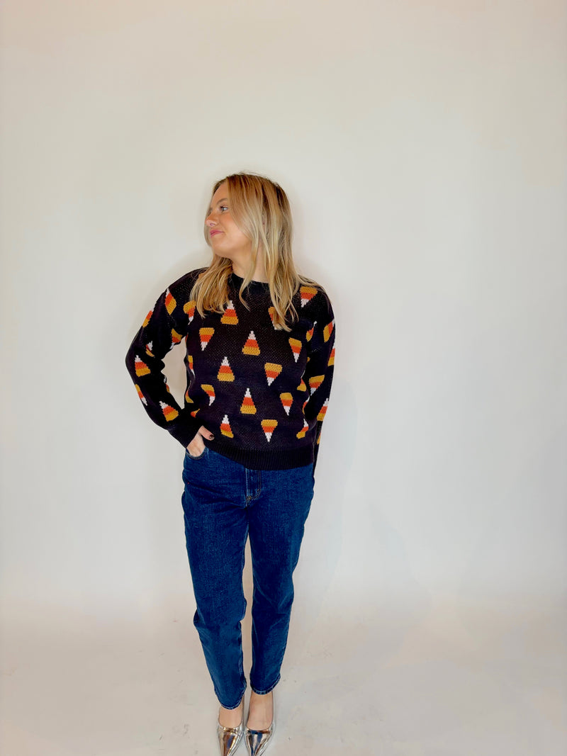 Candy Corn Sweater