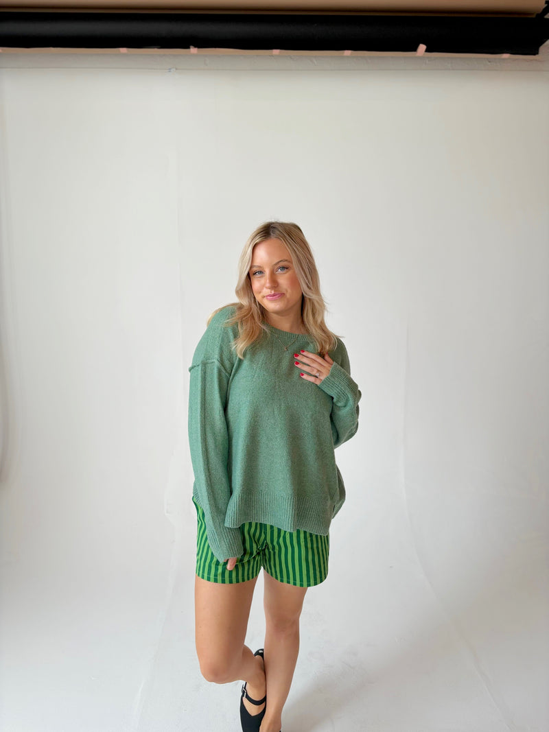 Lush Green Sweater