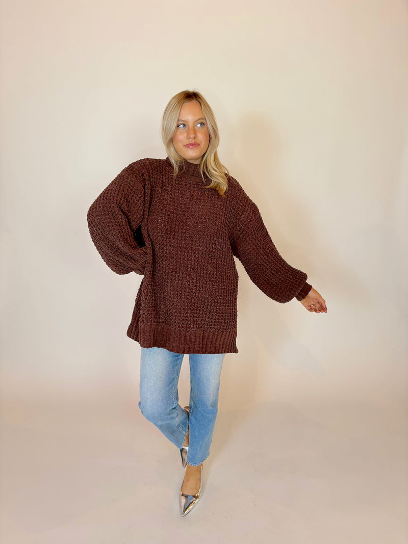 Chocolate Chunky Sweater