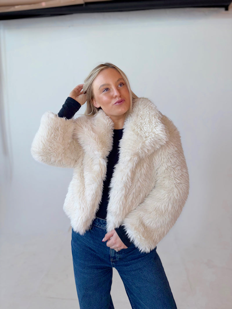 Ivory Fur Coat