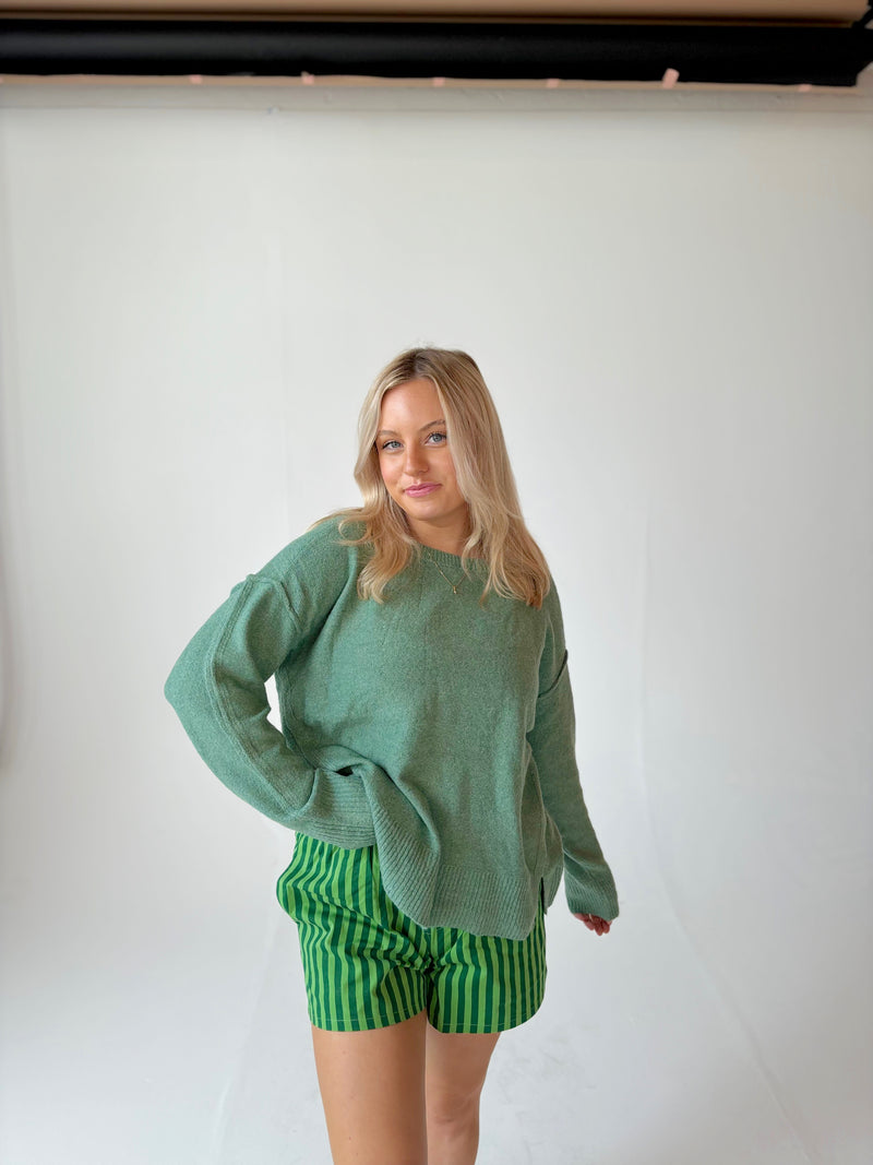 Lush Green Sweater