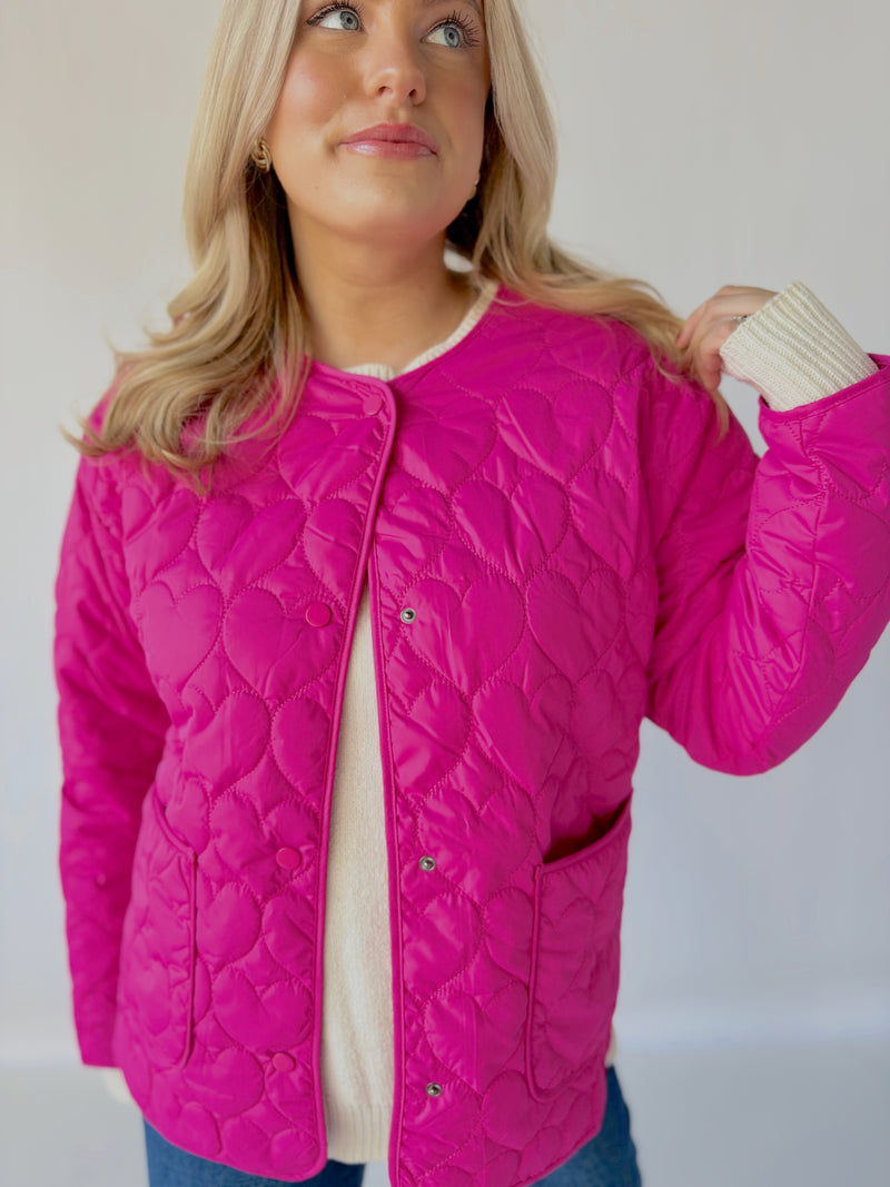 Made For You Magenta Jacket