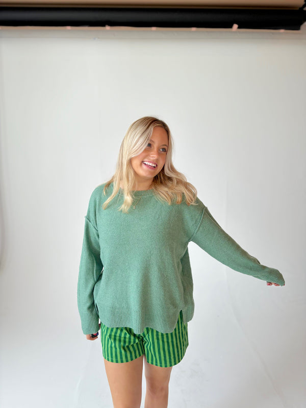 Lush Green Sweater