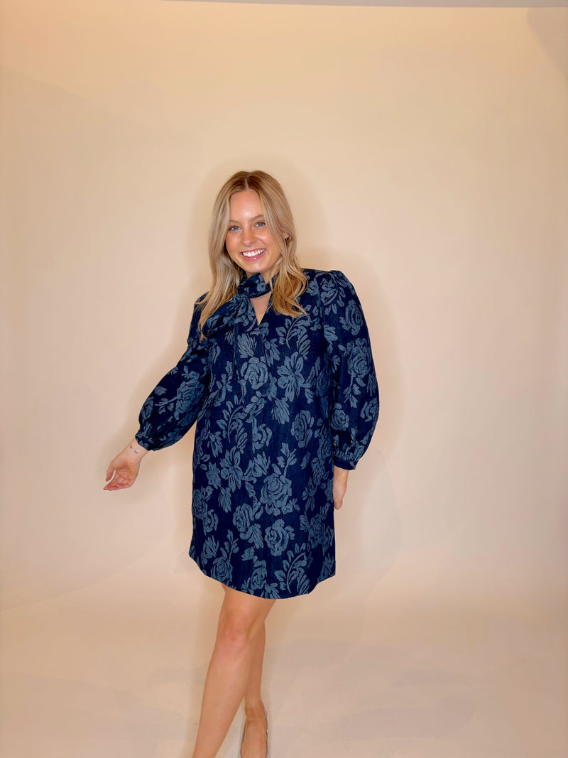 Dark Indigo Denim Dress