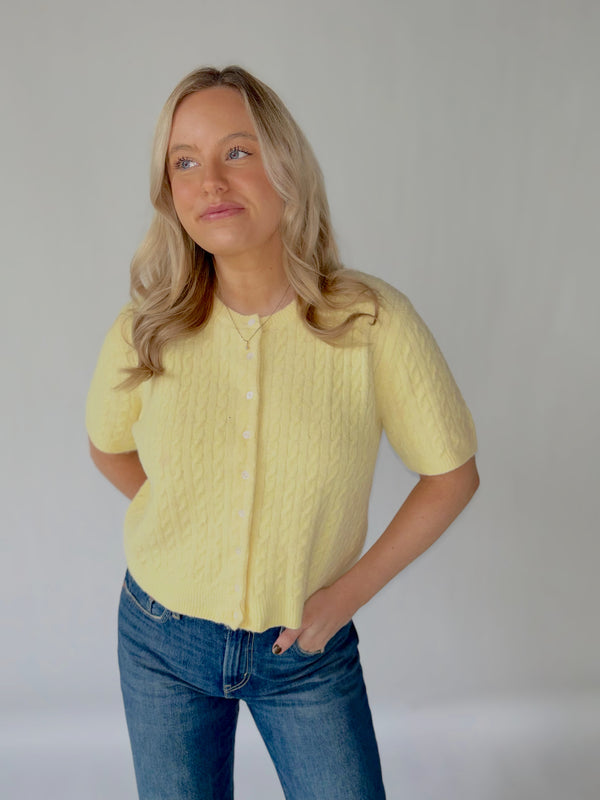 Sunny Days Short Sleeve Cardigan