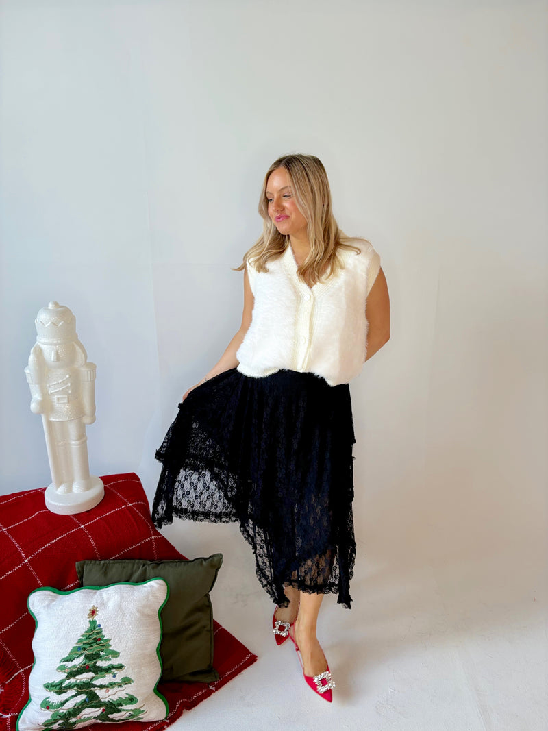 Midnight Lace Skirt