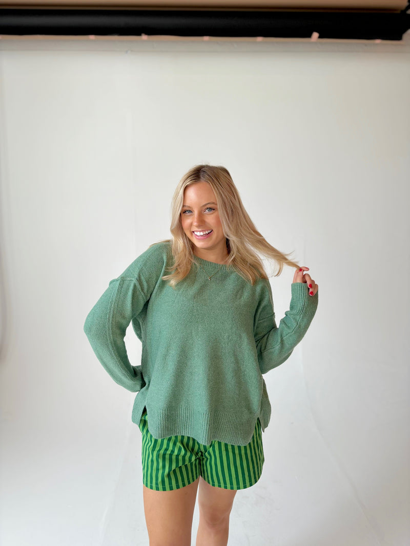 Lush Green Sweater