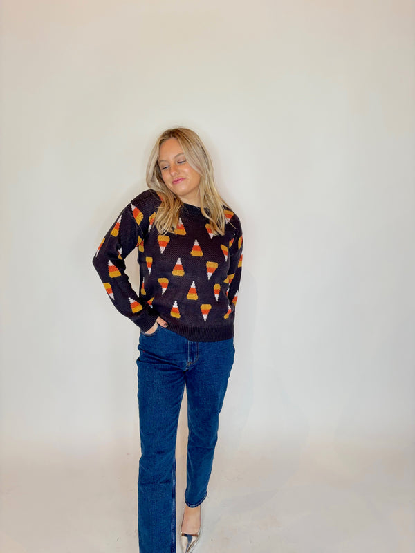 Candy Corn Sweater