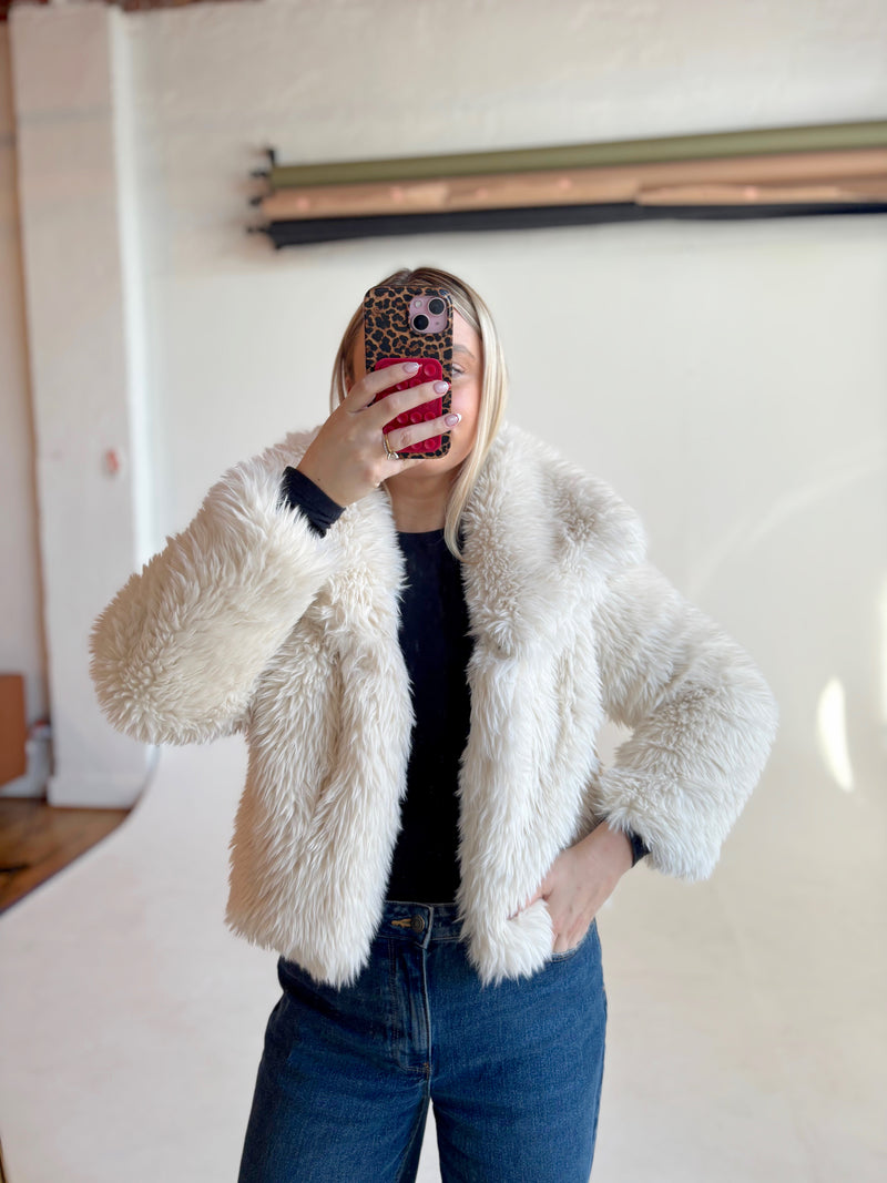 Ivory Fur Coat