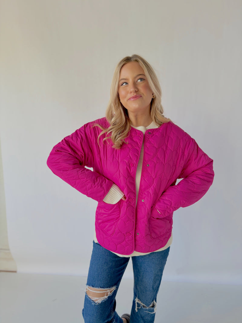 Made For You Magenta Jacket