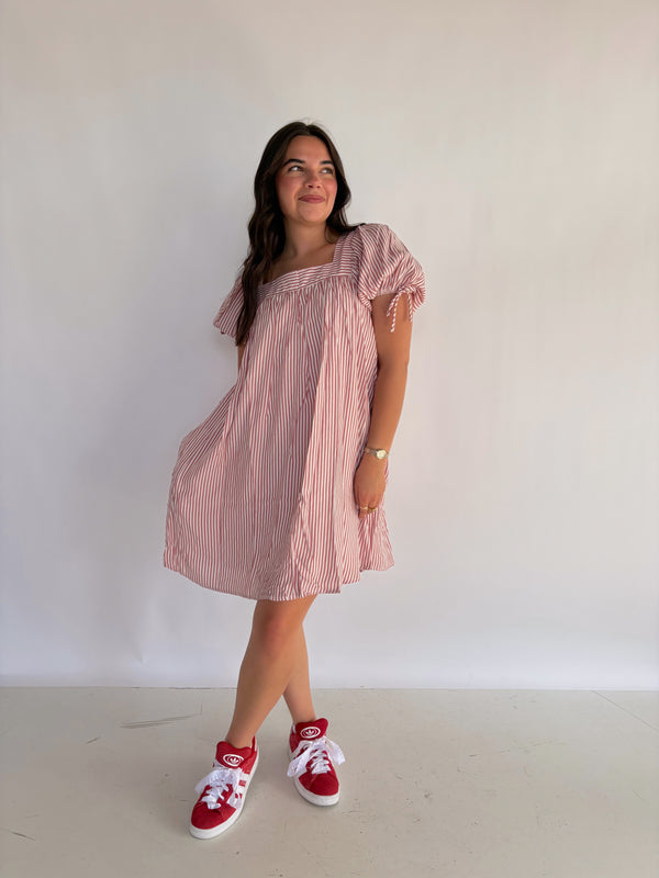 Stars and Stripes Red Dress