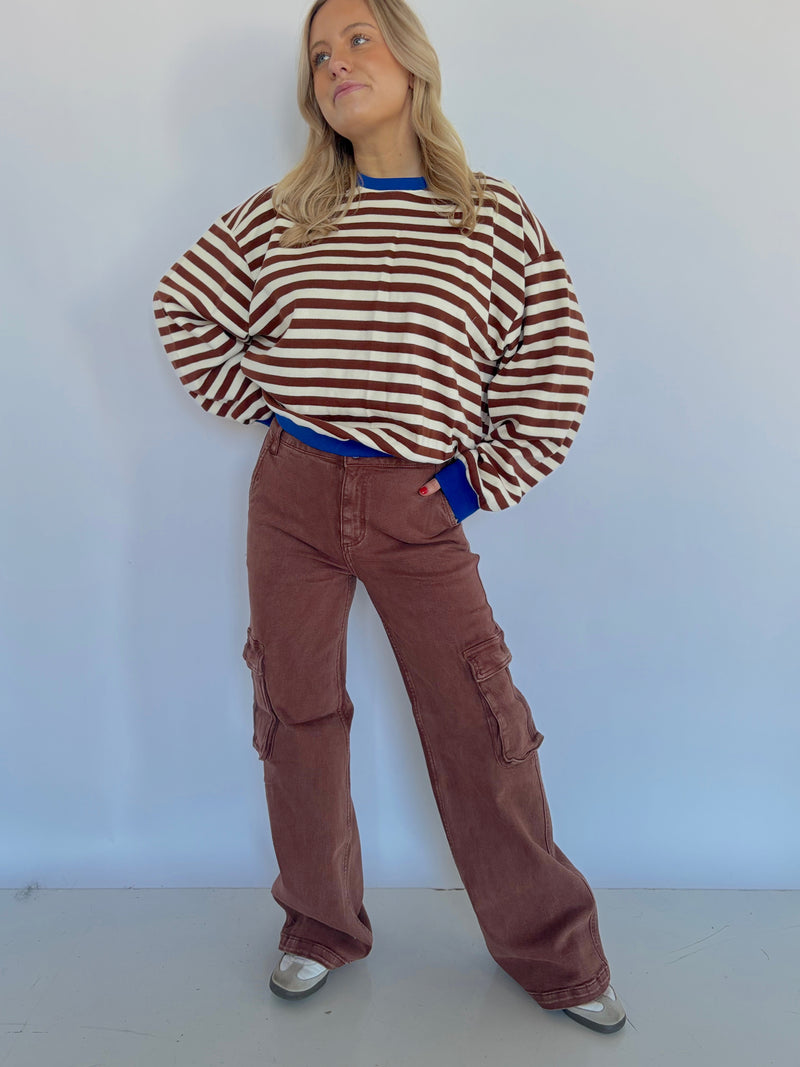 Espresso Cargo Jeans