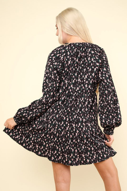 Black Bloom Dress