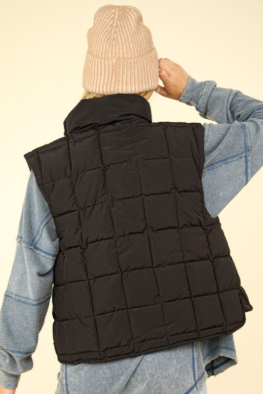 Black Puffer Vest