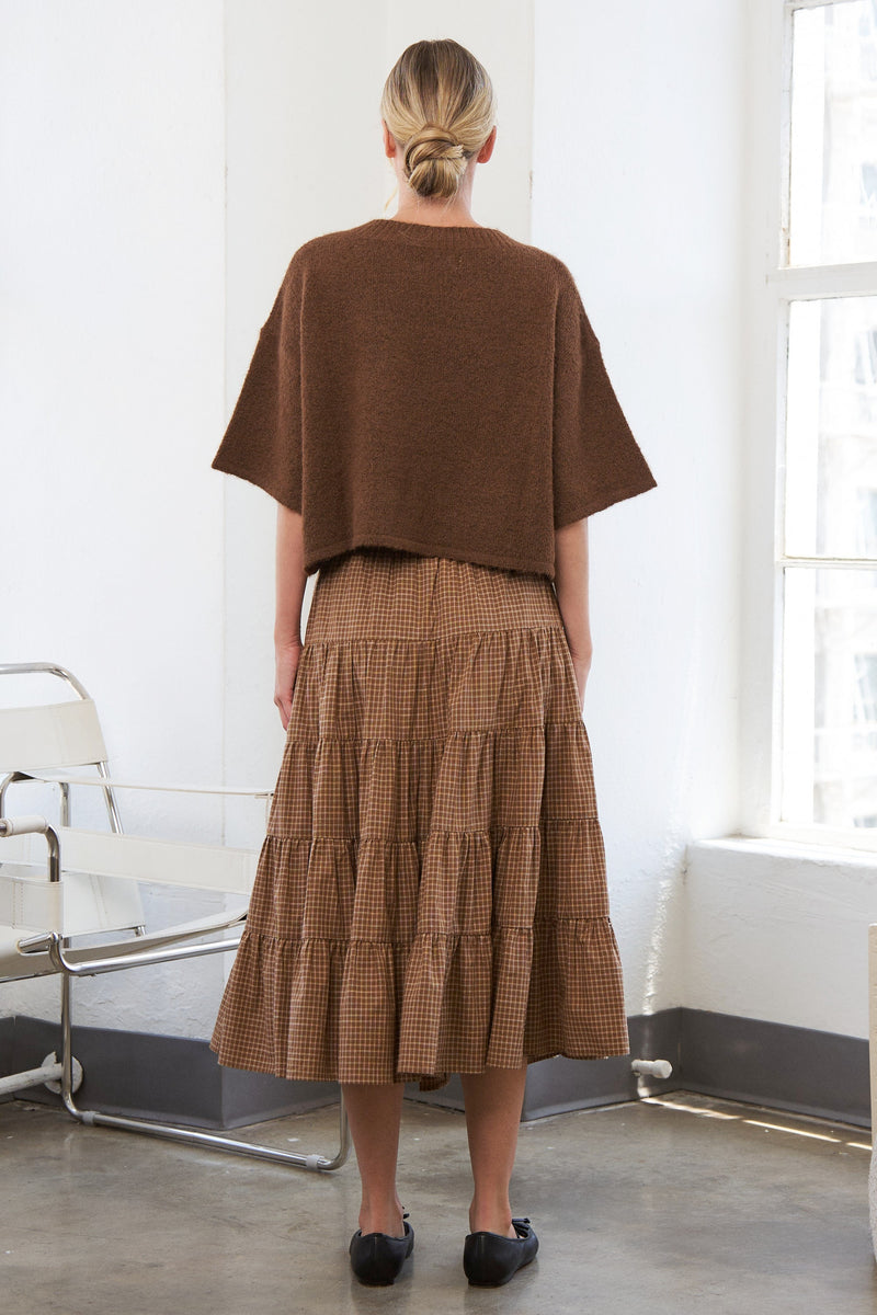 Brown Button Up Cardigan