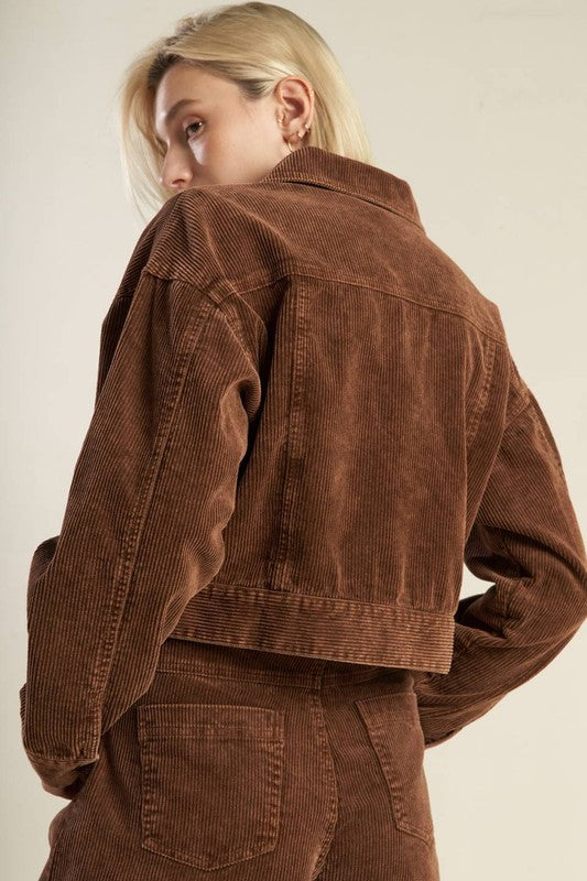 Crisp Corduroy Jacket