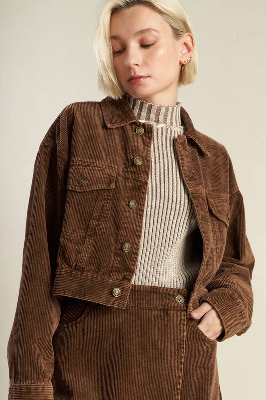 Crisp Corduroy Jacket