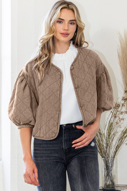 Happy Hour Quilted Jacket