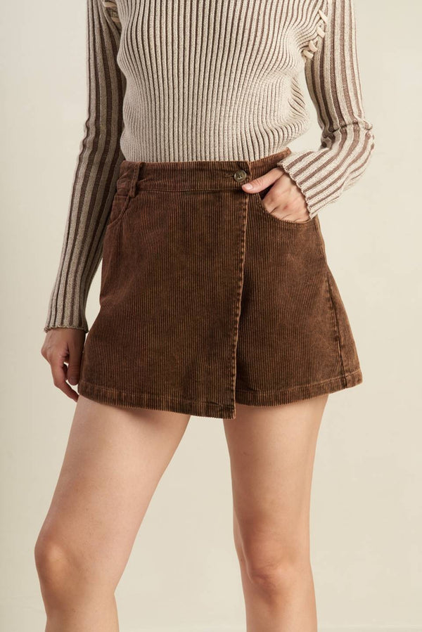 Crisp Corduroy Skort