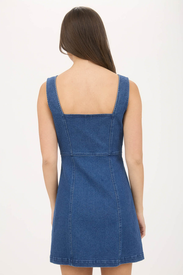 Dancin in Denim Mini Dress