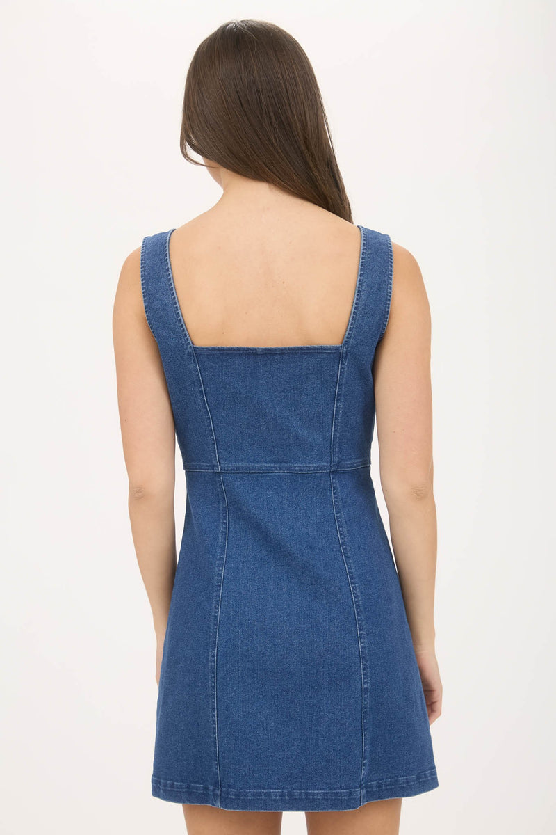 Dancin in Denim Mini Dress