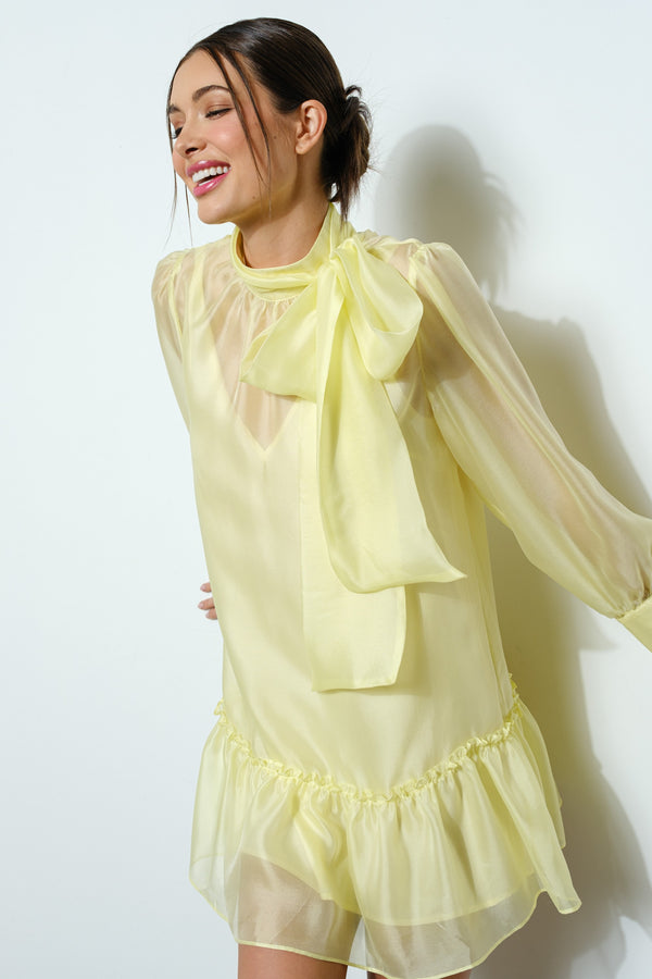 Lemon Chiffon Dress