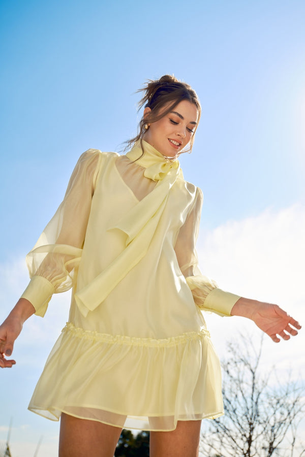 Lemon Chiffon Dress