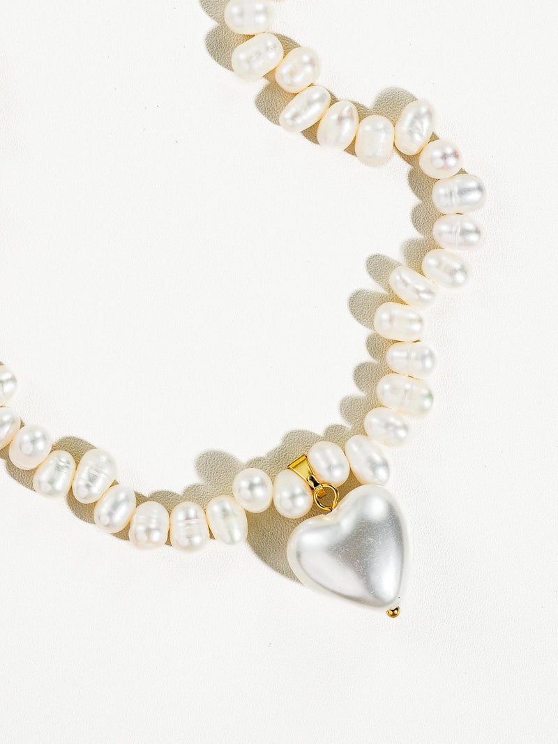 Pearl Heart Necklace