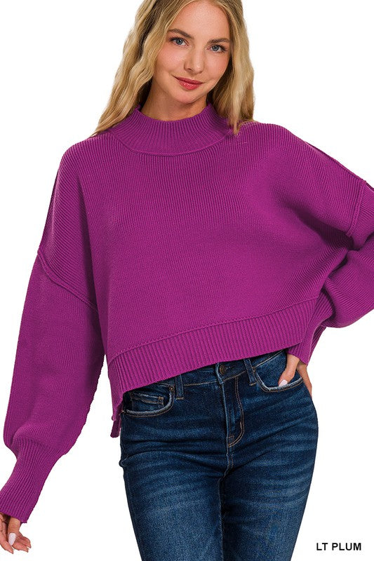 Plum Knit Sweater